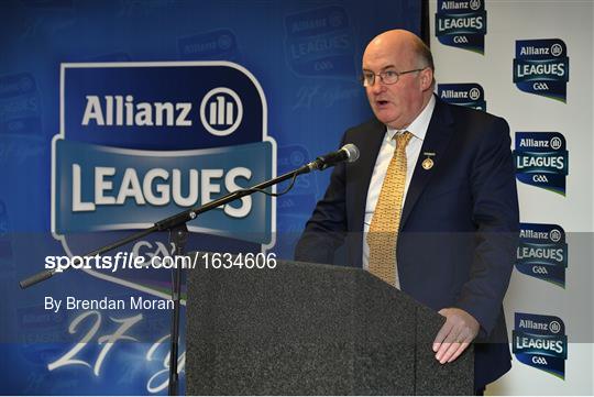 Allianz Hurling League 2019 Launch