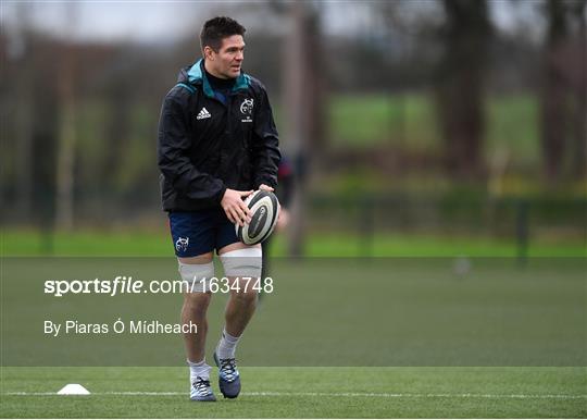 Munster Rugby Squad Training and Press Conference