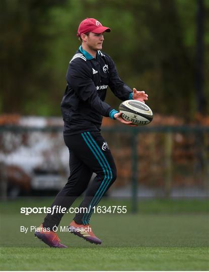 Munster Rugby Squad Training and Press Conference