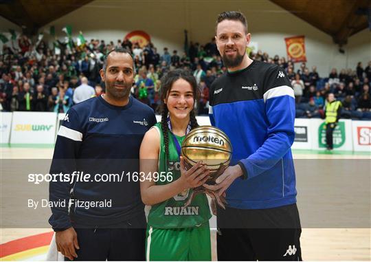 Scoil Ruain Killenaule v St Mary's Ballina - Subway All-Ireland Schools Cup U16 B Girls Final Scoil Ruain Killenaule v St Mary's Ballina - Subway All-Ireland Schools Cup U16 B Girls Final