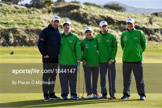 Irish golf legend Padraig Harrington meets Team Ireland Golfers
