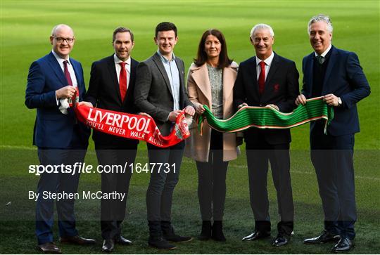 Liverpool Legends v Republic of Ireland XI Launch Liverpool Legends v Republic of Ireland XI Launch