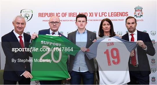 Liverpool Legends v Republic of Ireland XI Launch Liverpool Legends v Republic of Ireland XI Launch