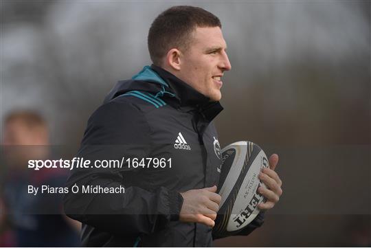 Munster Rugby Squad Training and Press Conference