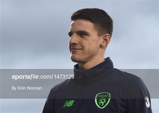 Republic of Ireland U21 Squad Training and Press Conference Republic of Ireland U21 Squad Training and Press Conference