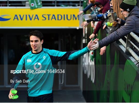Ireland Rugby Open Training Session Ireland Rugby Open Training Session