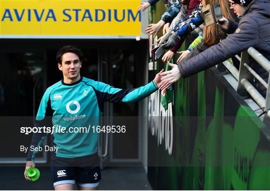 Ireland Rugby Open Training Session Ireland Rugby Open Training Session
