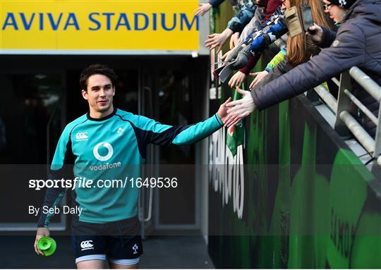 Ireland Rugby Open Training Session