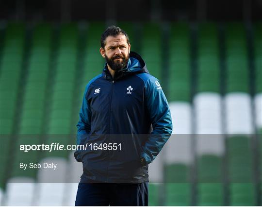 Ireland Rugby Open Training Session