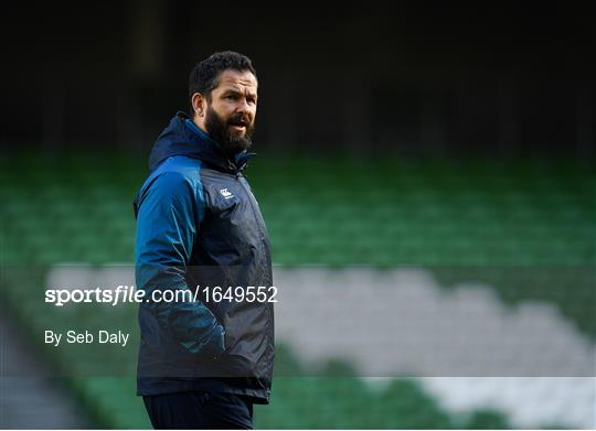 Ireland Rugby Open Training Session Ireland Rugby Open Training Session