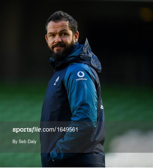 Ireland Rugby Open Training Session Ireland Rugby Open Training Session