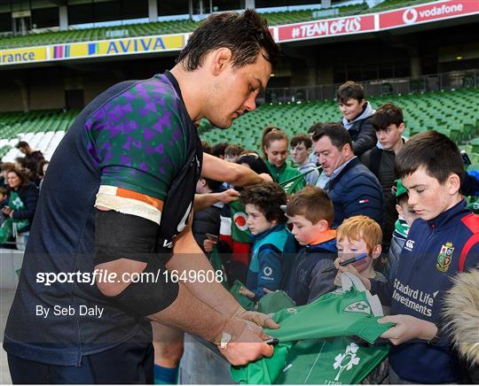 Ireland Rugby Open Training Session