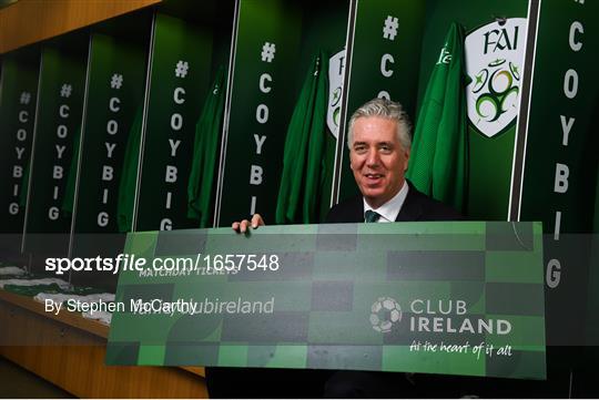 The FAI launch new 3, 5 & 10-year ticket membership – “Club Ireland”