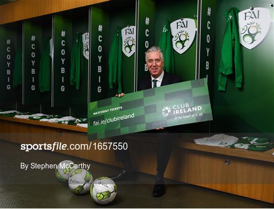 The FAI launch new 3, 5 & 10-year ticket membership – “Club Ireland” The FAI launch new 3, 5 & 10-year ticket membership – “Club Ireland”