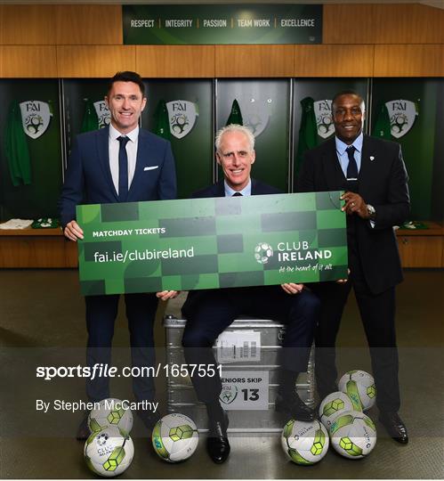 The FAI launch new 3, 5 & 10-year ticket membership – “Club Ireland” The FAI launch new 3, 5 & 10-year ticket membership – “Club Ireland”