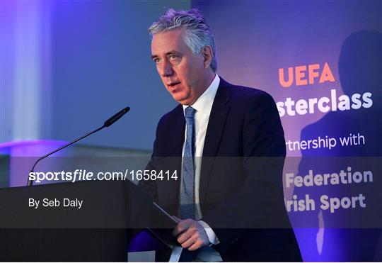 UEFA Masterclass in partnership with the Federation of Irish Sport UEFA Masterclass in partnership with the Federation of Irish Sport