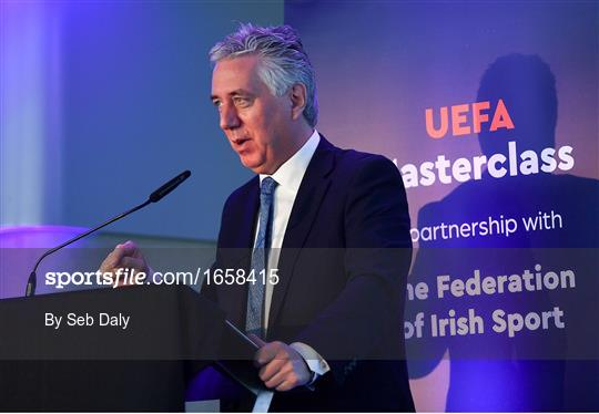 UEFA Masterclass in partnership with the Federation of Irish Sport UEFA Masterclass in partnership with the Federation of Irish Sport