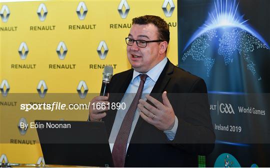 Renault GAA World Games 2019 Launch