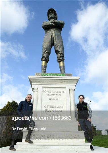 Fearless Jockey - Paddy Power Unveil 25 Foot Statue at Cheltenham