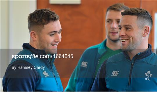 Ireland Rugby Gym Session and Press Conference Ireland Rugby Gym Session and Press Conference