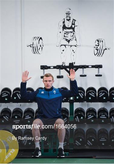 Ireland Rugby Gym Session and Press Conference