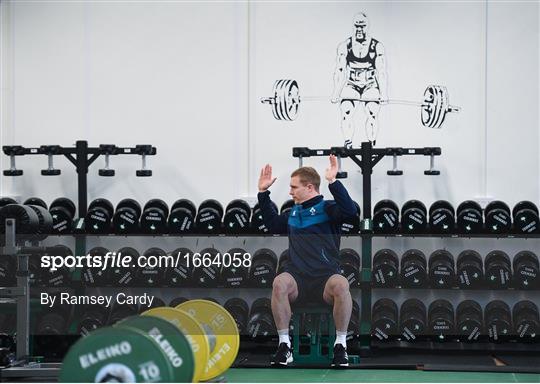 Ireland Rugby Gym Session and Press Conference Ireland Rugby Gym Session and Press Conference