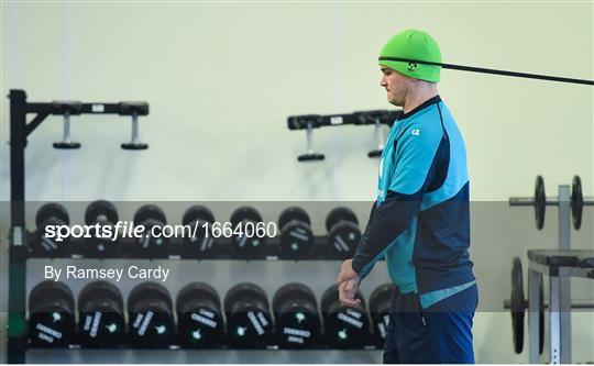 Ireland Rugby Gym Session and Press Conference