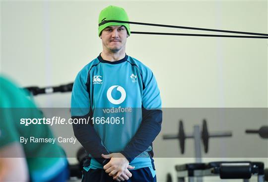 Ireland Rugby Gym Session and Press Conference