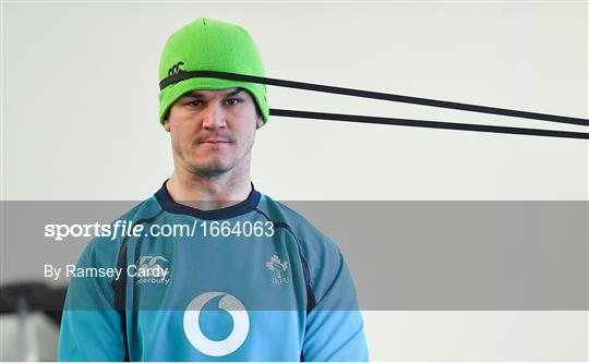 Ireland Rugby Gym Session and Press Conference