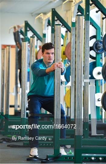 Ireland Rugby Gym Session and Press Conference