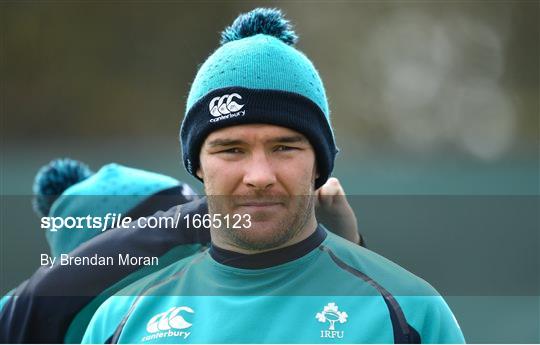 Ireland Rugby Squad Training and Press Conference