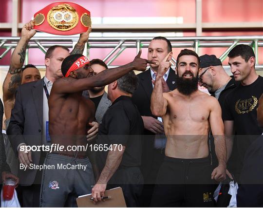 Boxing from Philadelphia - Weigh-Ins Boxing from Philadelphia - Weigh-Ins