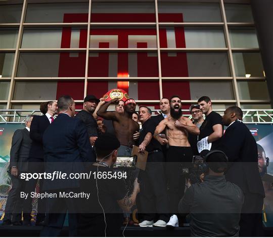 Boxing from Philadelphia - Weigh-Ins Boxing from Philadelphia - Weigh-Ins