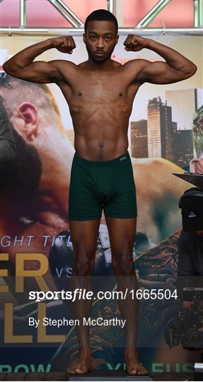 Boxing from Philadelphia - Weigh-Ins Boxing from Philadelphia - Weigh-Ins