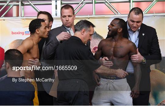 Boxing from Philadelphia - Weigh-Ins Boxing from Philadelphia - Weigh-Ins