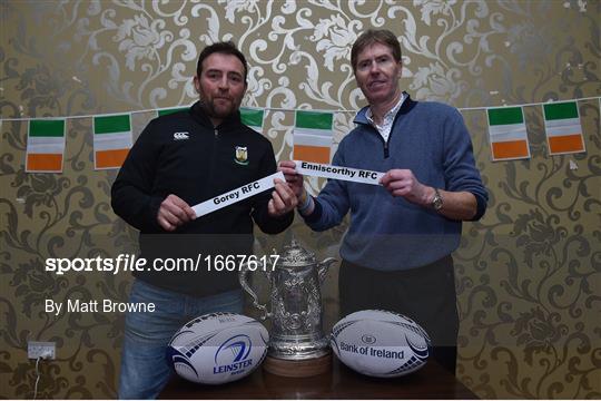 Bank of Ireland Leinster Provincial Towns Cup Semi-Final Draw