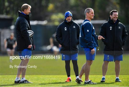Leinster Rugby Press Conference and Squad Training Leinster Rugby Press Conference and Squad Training