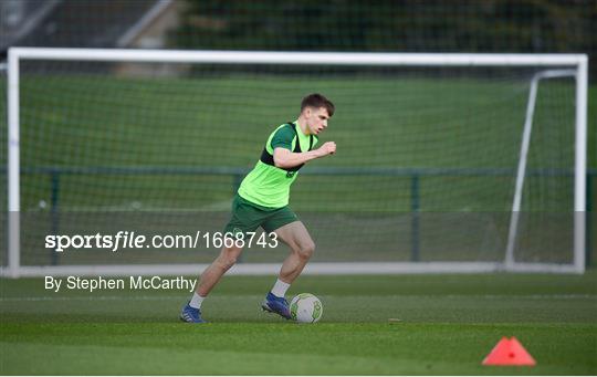 Republic of Ireland U21's Training Session and Press Conference