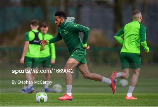 Republic of Ireland U21's Training Session and Press Conference