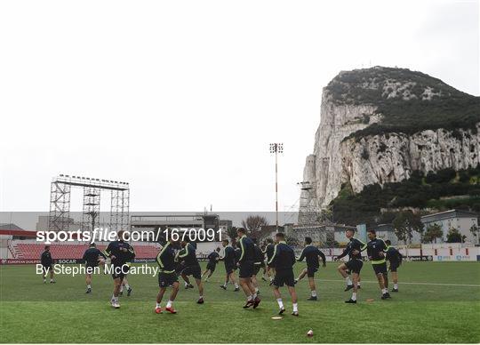 Gibraltar Training Session and Press Conference