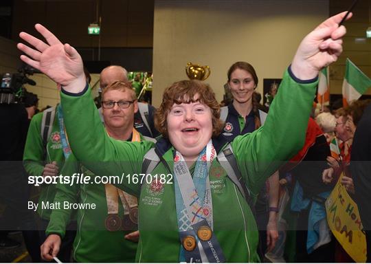 Team Ireland return from 2019 World Summer Games Abu Dhabi