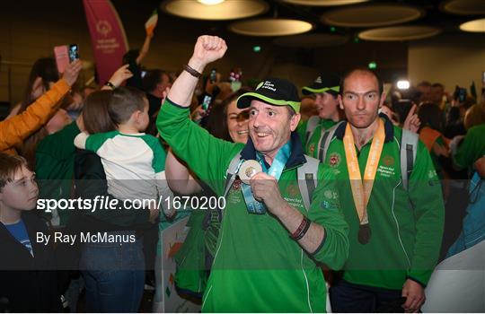 Team Ireland return from 2019 World Summer Games Abu Dhabi