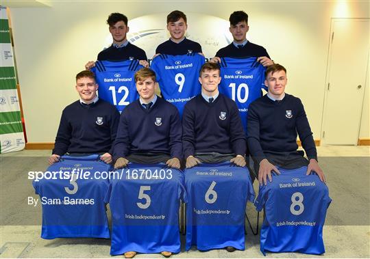 Leinster Rugby Schools Top 15 Jersey Presentations