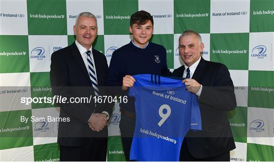 Leinster Rugby Schools Top 15 Jersey Presentations