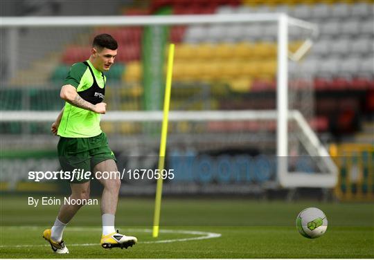 Republic of Ireland U21 Training Session and Press Conference