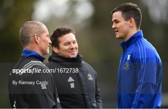 Leinster Rugby Press Conference and Squad Training Leinster Rugby Press Conference and Squad Training