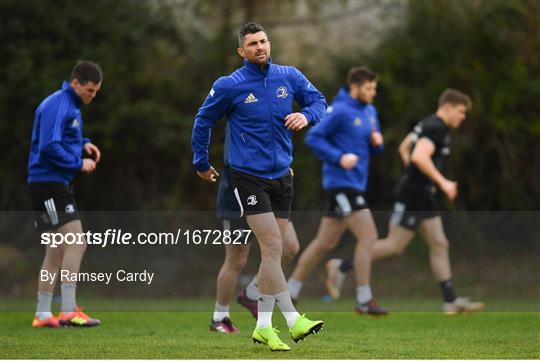 Leinster Rugby Press Conference and Squad Training