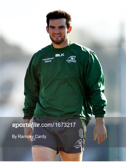 Connacht Rugby Squad Training and Press Conference