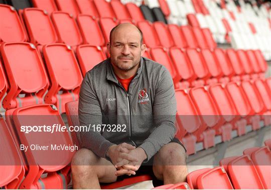 Ulster Rugby Squad Training and Press Conference