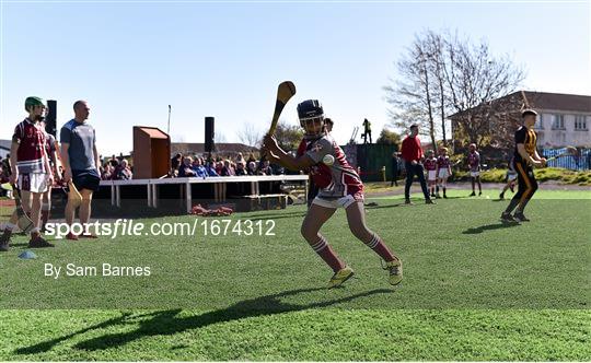 St Aidan's SNS hurling wall opening ceremony